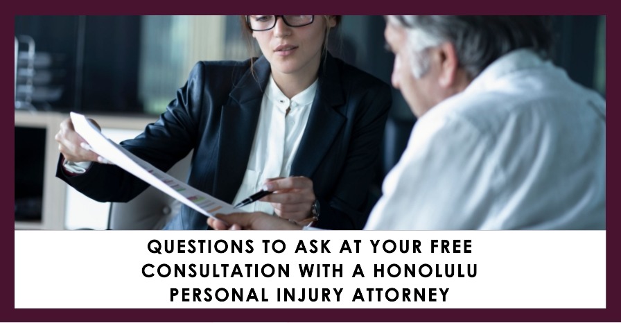 Questions to Ask at Your Free Consultation with a Honolulu Personal Injury Attorney