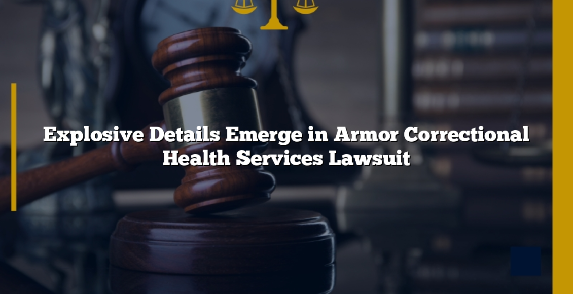 Explosive Details Emerge in Armor Correctional Health Services Lawsuit