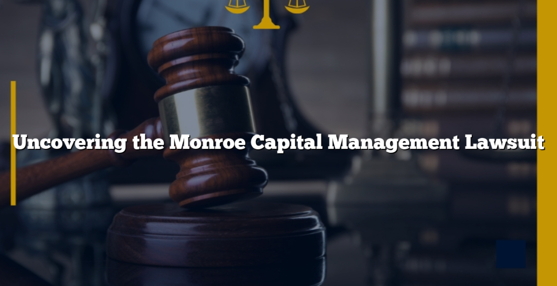 Uncovering the Monroe Capital Management Lawsuit