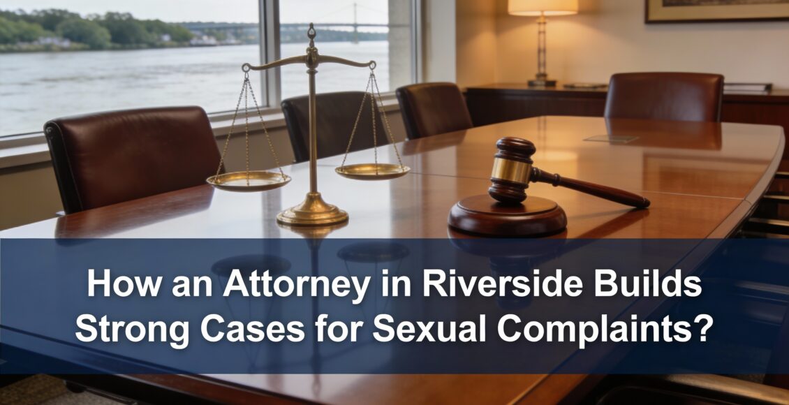 How an Attorney in Riverside Builds Strong Cases for Sexual Complaints