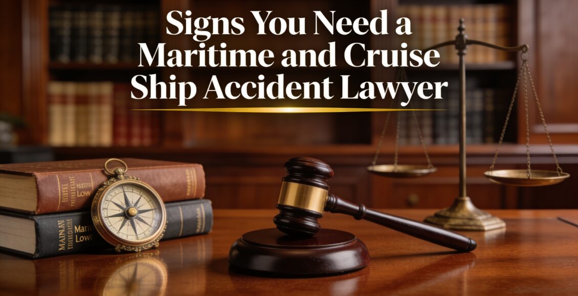 Signs You Need a Maritime and Cruise Ship Accident Lawyer